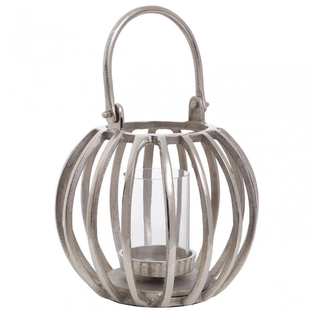 Aura Small Silver Lantern