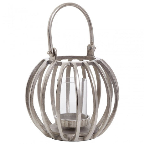Aura Small Silver Lantern