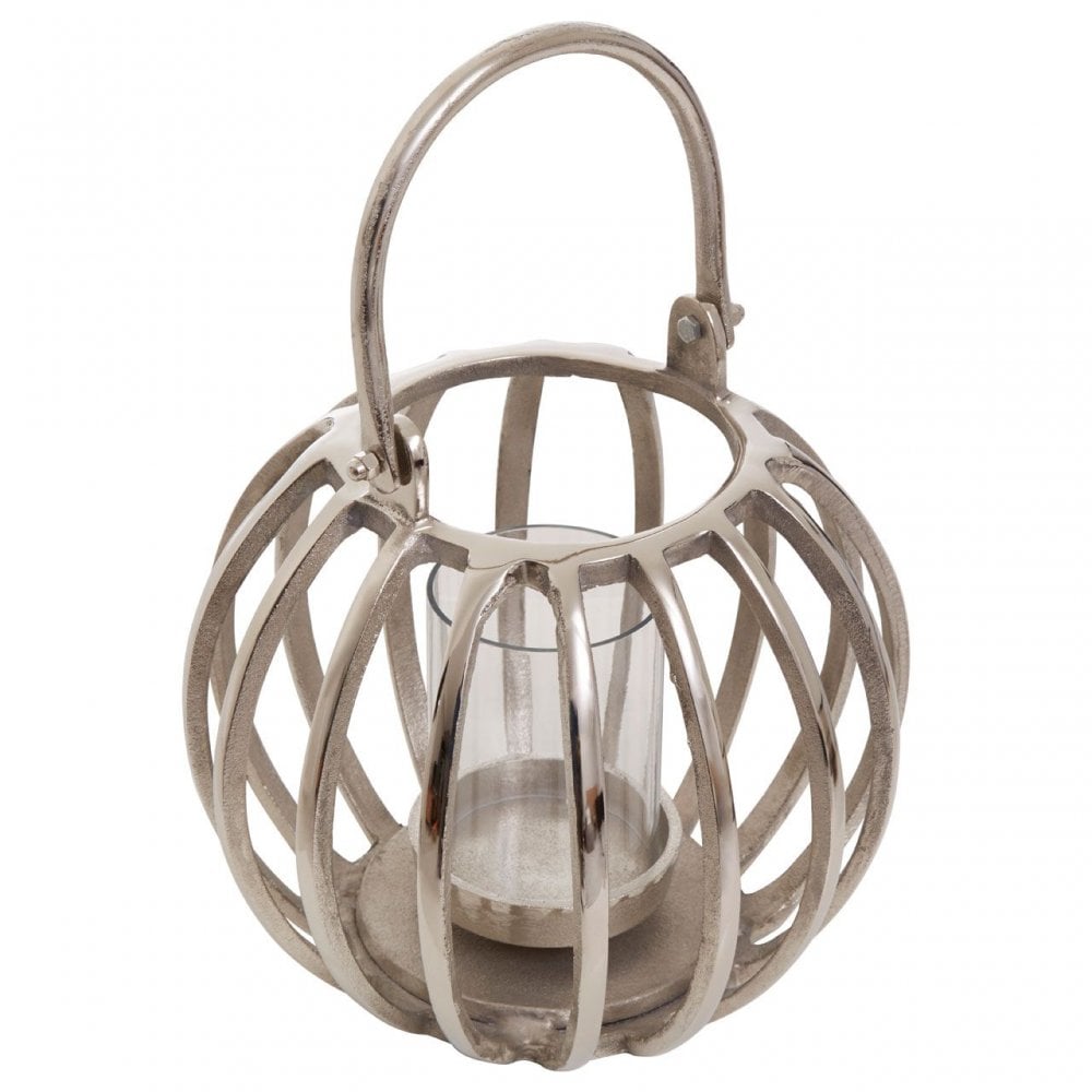Aura Small Silver Lantern