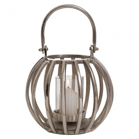 Aura Small Silver Lantern