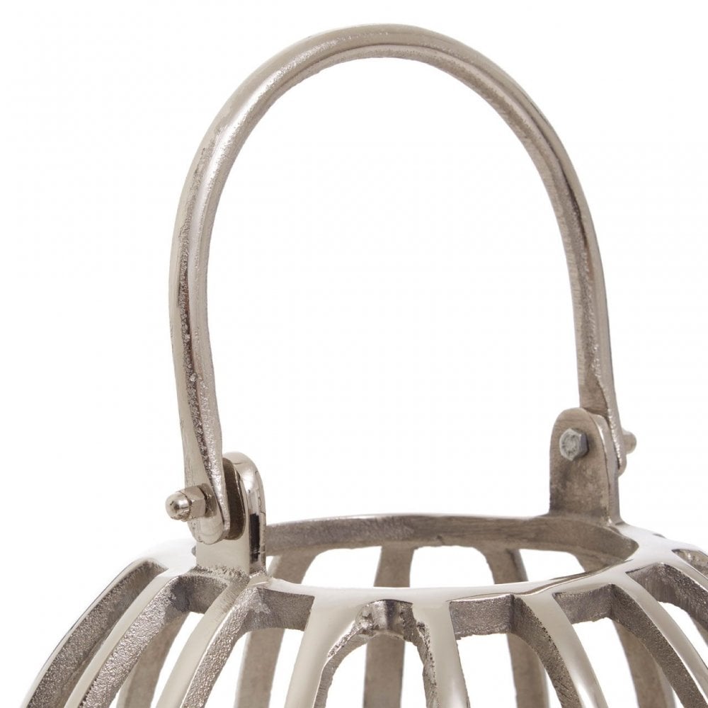 Aura Small Silver Lantern