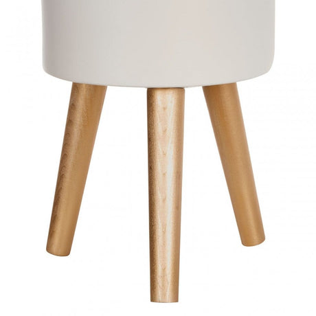 Darnell Small White Planter