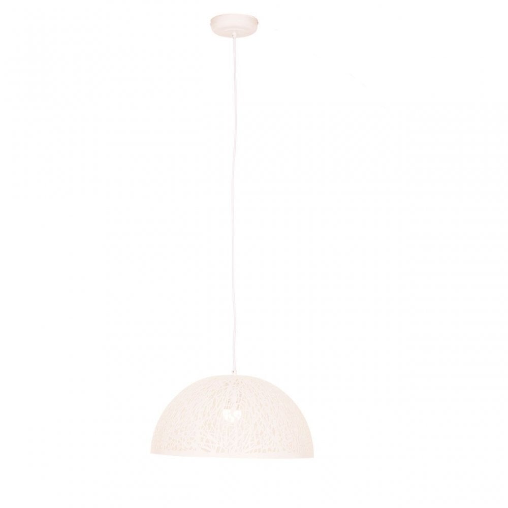 Lenno Large White Pendant Light