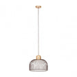 Lenno Black And Antique Brass Pendant Light