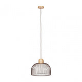 Lenno Black And Antique Brass Pendant Light