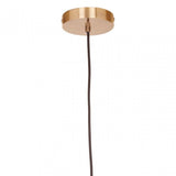 Lenno Black And Antique Brass Pendant Light