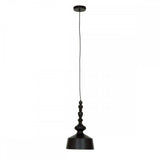 Leni Black Matte Iron Pendant Light
