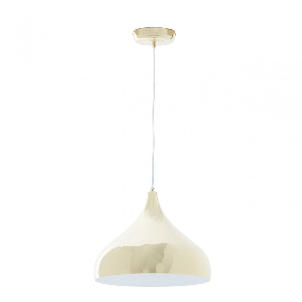 Leni Gold Finish Pendant Light 31.5Cm