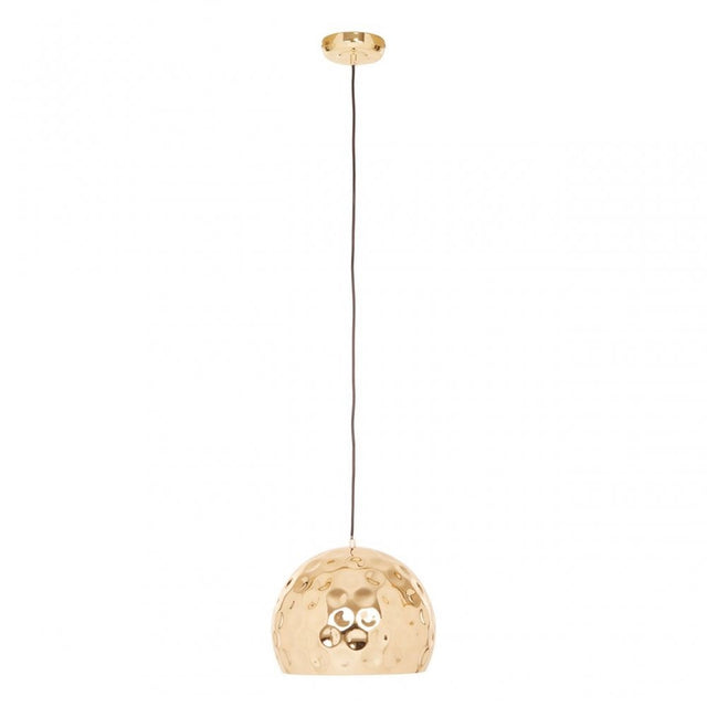 Leni Gold Finish Dome Pendant Light