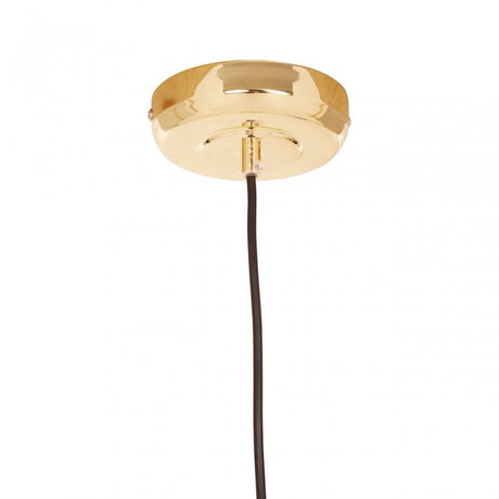 Leni Gold Finish Dome Pendant Light