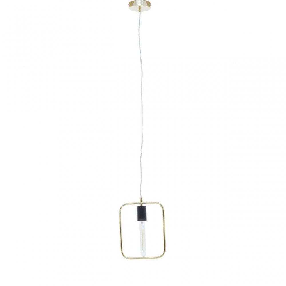 Lavis Black And Gold Finish Pendant Light