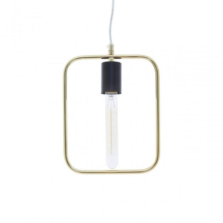 Lavis Black And Gold Finish Pendant Light