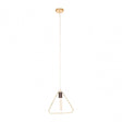 Lavis Gold Triangle Pendant Light