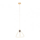 Lavis Gold Triangle Pendant Light