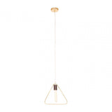 Lavis Gold Triangle Pendant Light