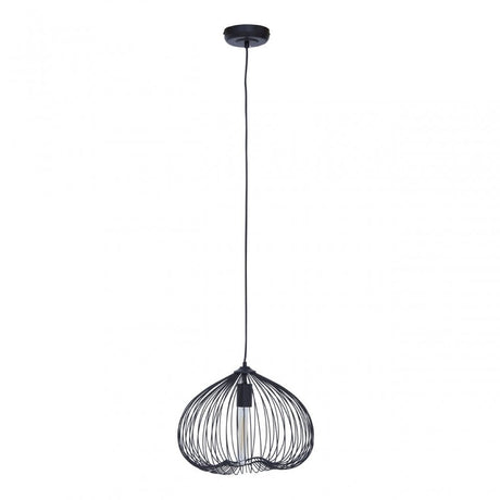 Lavis Black Finish Pendant Light