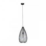 Lavis Teardrop Black Finish Pendant Light