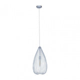 Lavis Teardrop Silver Pendant Light