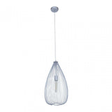 Lavis Teardrop Silver Pendant Light
