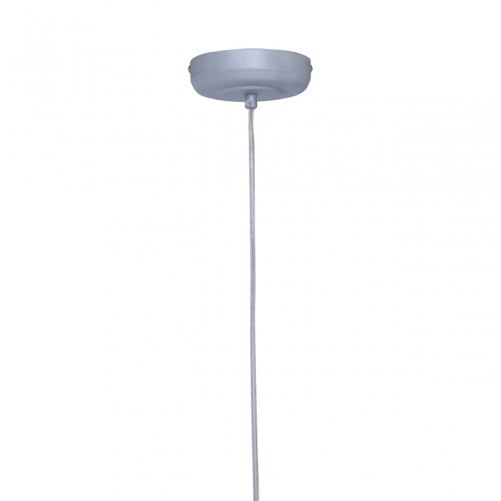 Lavis Teardrop Silver Pendant Light