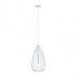 Lavis Teardrop White Pendant Light