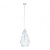Lavis Teardrop White Pendant Light