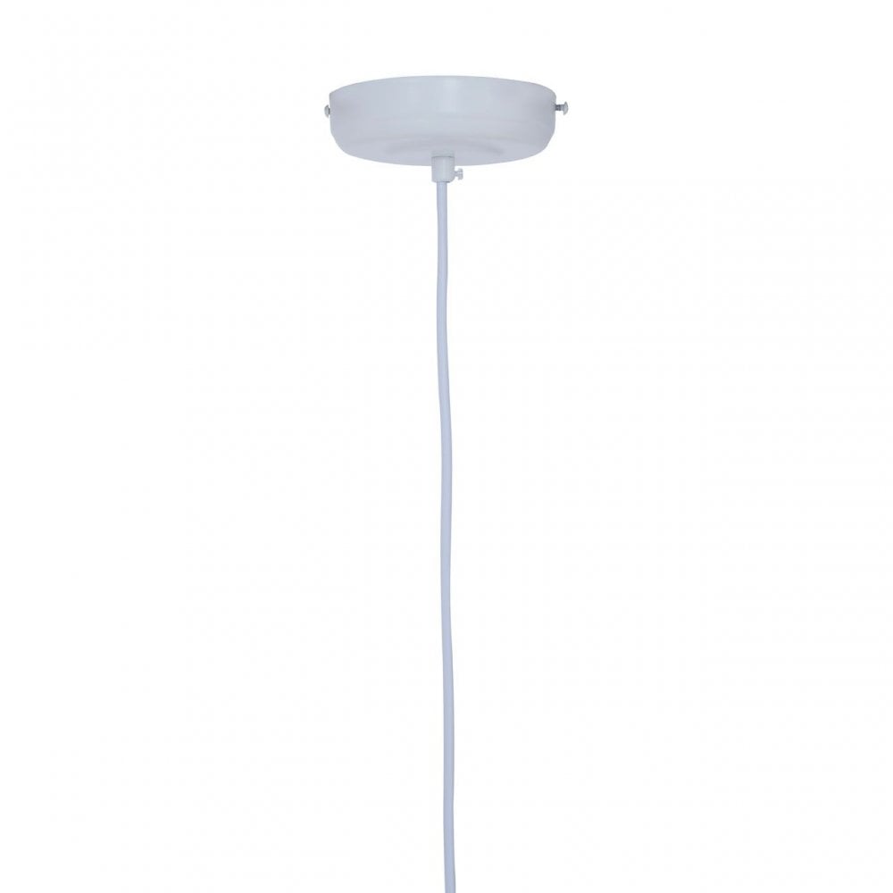 Lavis Teardrop White Pendant Light