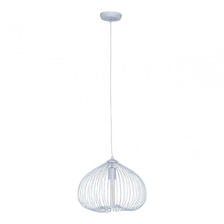 Lavis 1 Bulb Silver Finish Pendant Light