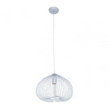 Lavis 1 Bulb Silver Finish Pendant Light