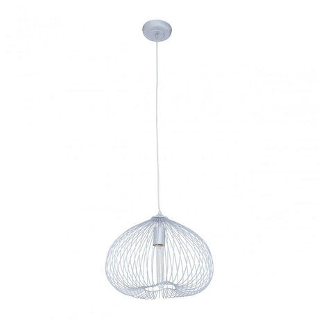 Lavis 1 Bulb Silver Finish Pendant Light