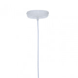 Lavis 1 Bulb White Finish Pendant Light