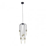 Lagona 6 Bulb Black Pendant Light