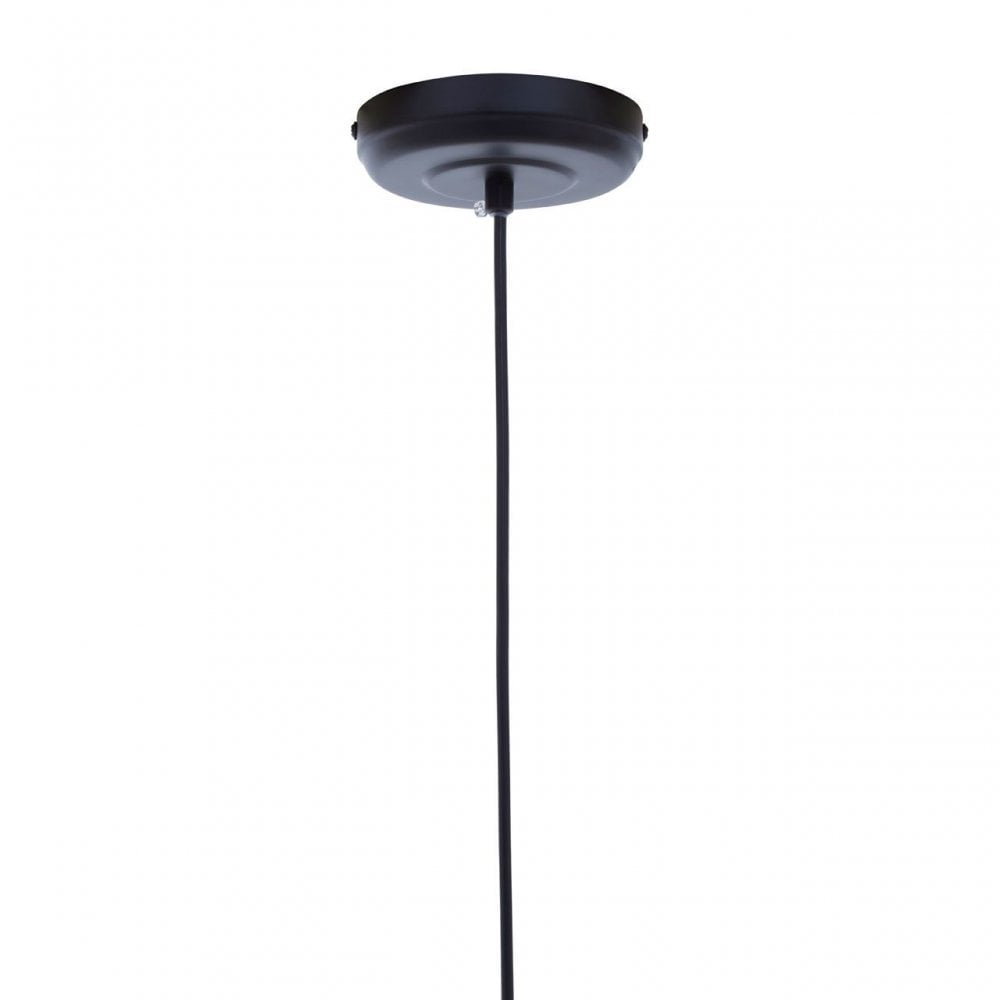 Lagona 6 Bulb Black Pendant Light