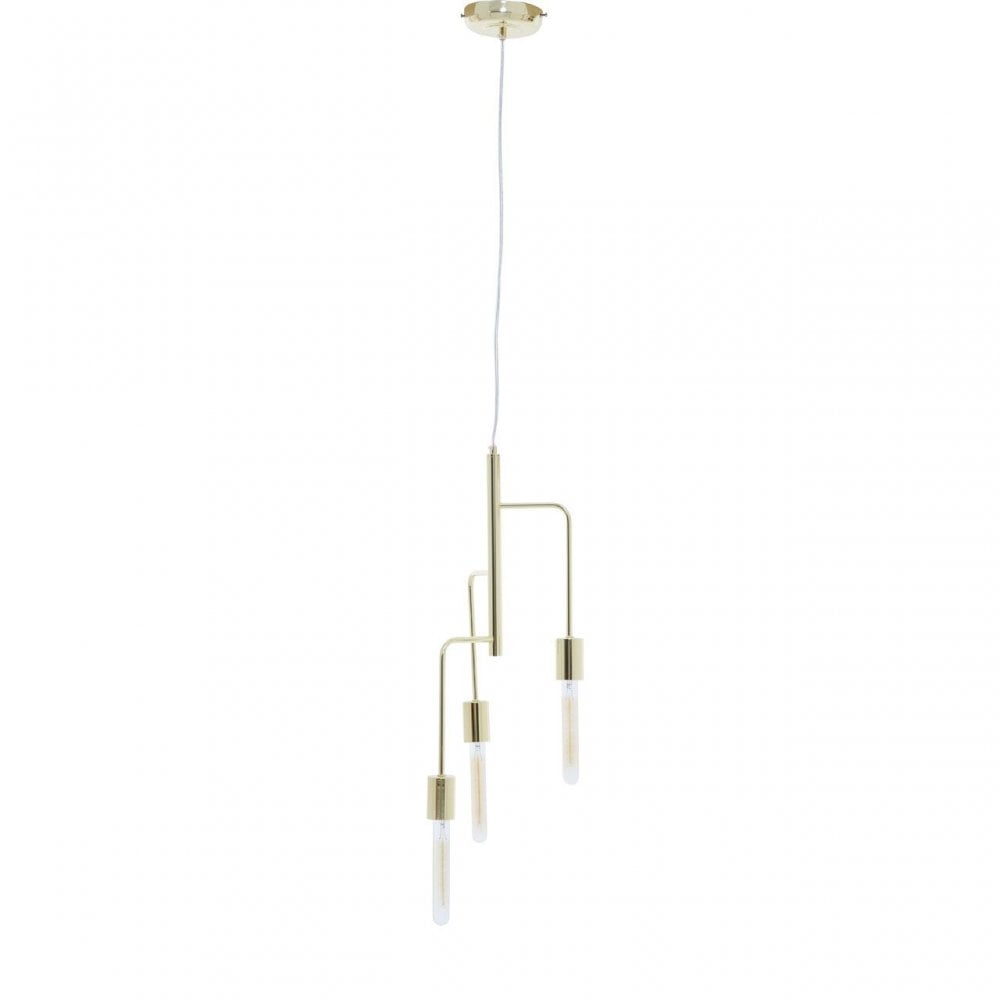 Lagona 3 Bulb Gold Finish Pendant Light