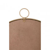 Round Wall Mirror With Gold Finish Frame