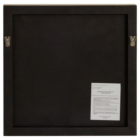 Ando Small Square Gold Finish Wall Mirror