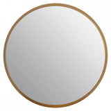 Large Round Wall Mirror With Gold Frame