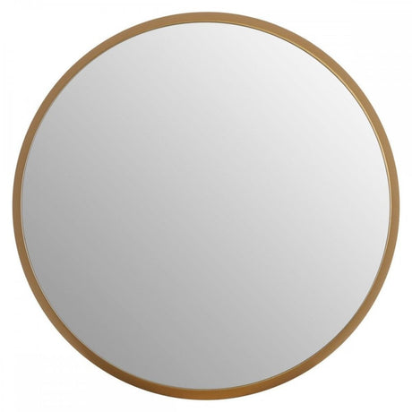 Large Round Wall Mirror With Gold Frame