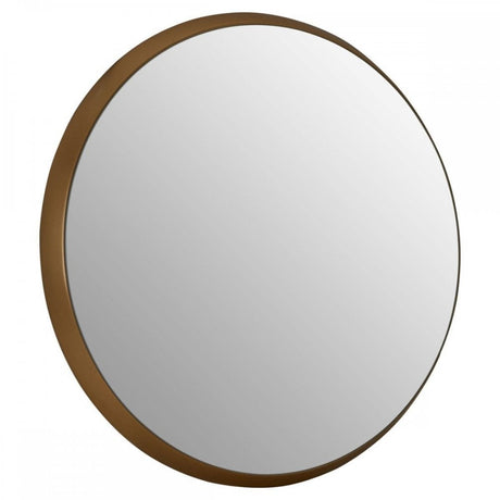 Large Round Wall Mirror With Gold Frame