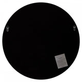 Large Round Wall Mirror With Silver Frame