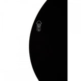 Large Round Wall Mirror With Silver Frame