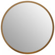 Medium Round Wall Mirror With Gold Frame