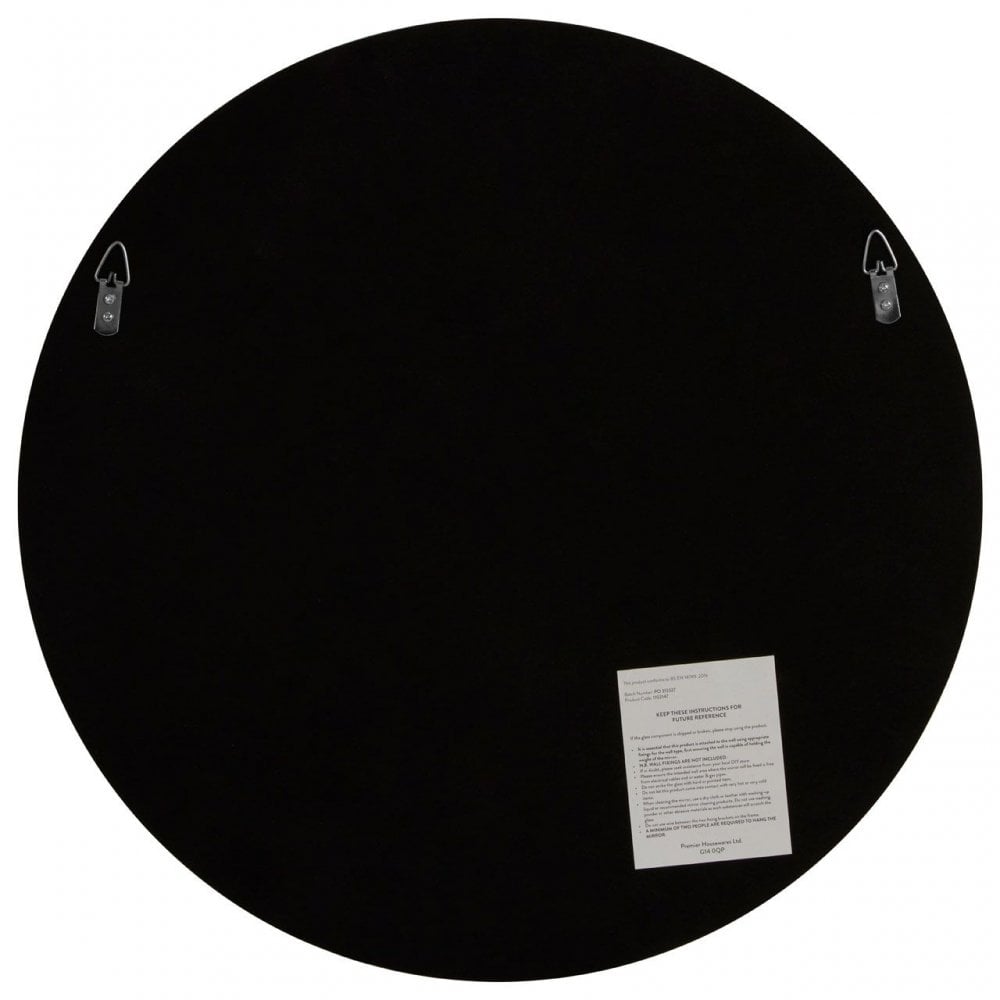 Athena Discus Silver Wall Mirror