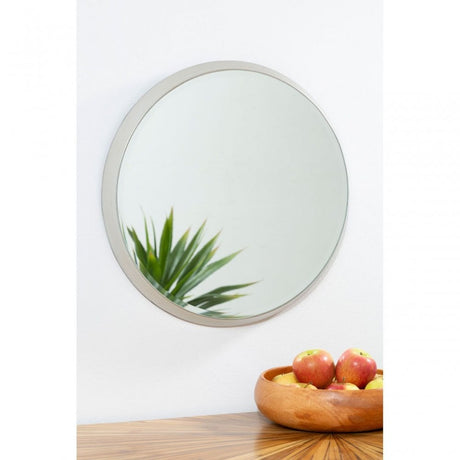 Athena Discus Silver Wall Mirror