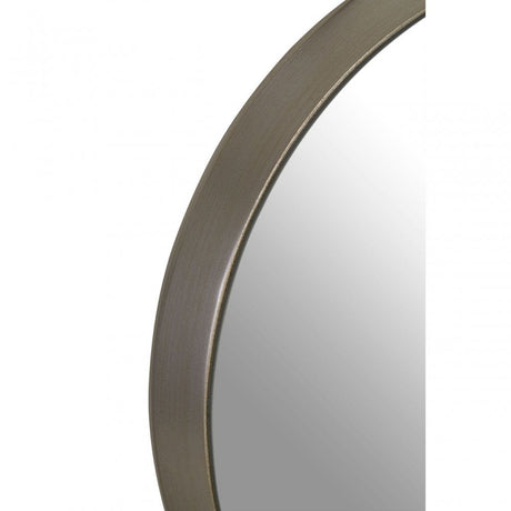 Athena Discus Silver Wall Mirror