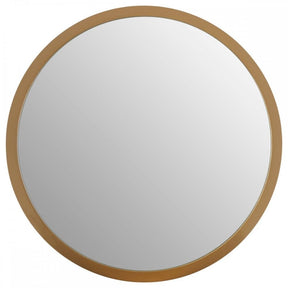 Small Round Wall Mirror With Gold Frame