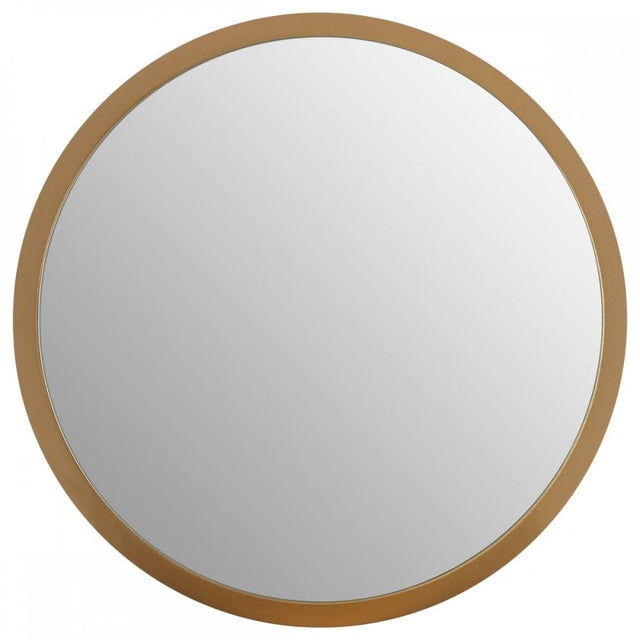 Small Round Wall Mirror With Gold Frame