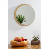 Small Round Wall Mirror With Gold Frame