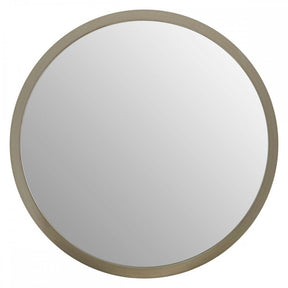 Small Round Wall Mirror With Silver Frame