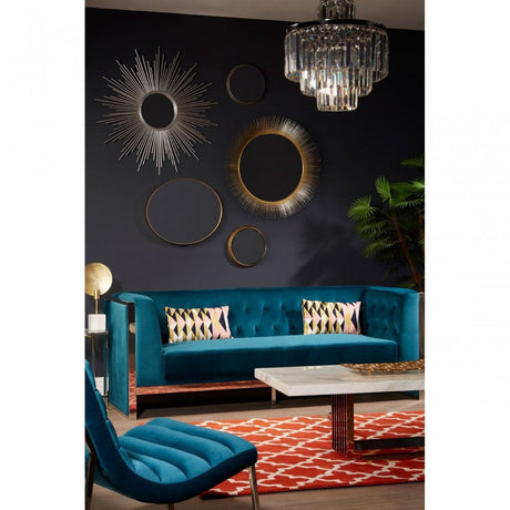Small Round Wall Mirror With Silver Frame